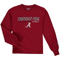 Youth Champion Crimson Alabama Tide Jersey Long Sleeve T-Shirt