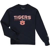 Youth Champion Navy Auburn Tigers Jersey Long Sleeve T-Shirt