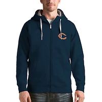 Men's Antigua Navy Chicago Bears Victory Full-Zip Hoodie