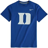 Youth Nike Royal Duke Blue Devils Cotton Logo T-Shirt
