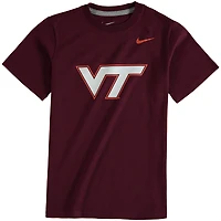 Youth Nike Maroon Virginia Tech Hokies Cotton Logo T-Shirt