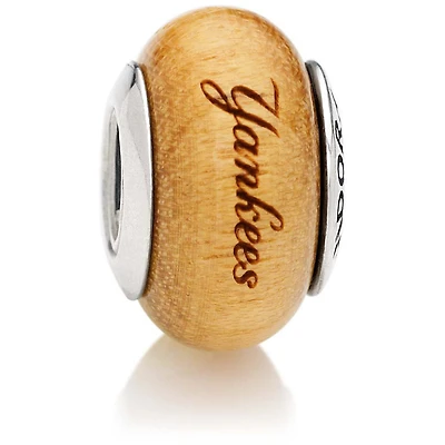 Women's Pandora New York Yankees Wood Charm