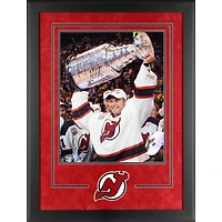 Martin Brodeur New Jersey Devils Deluxe Framed Autographed 16" x 20" Raising Cup Photograph