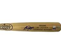 Bo Jackson Autographed Blonde Louisville Slugger Name Engraved Bat
