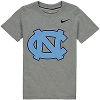 Preschool Nike Charcoal North Carolina Tar Heels Logo T-Shirt