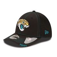 Men's New Era Black Jacksonville Jaguars Neo 39THIRTY Flex Hat