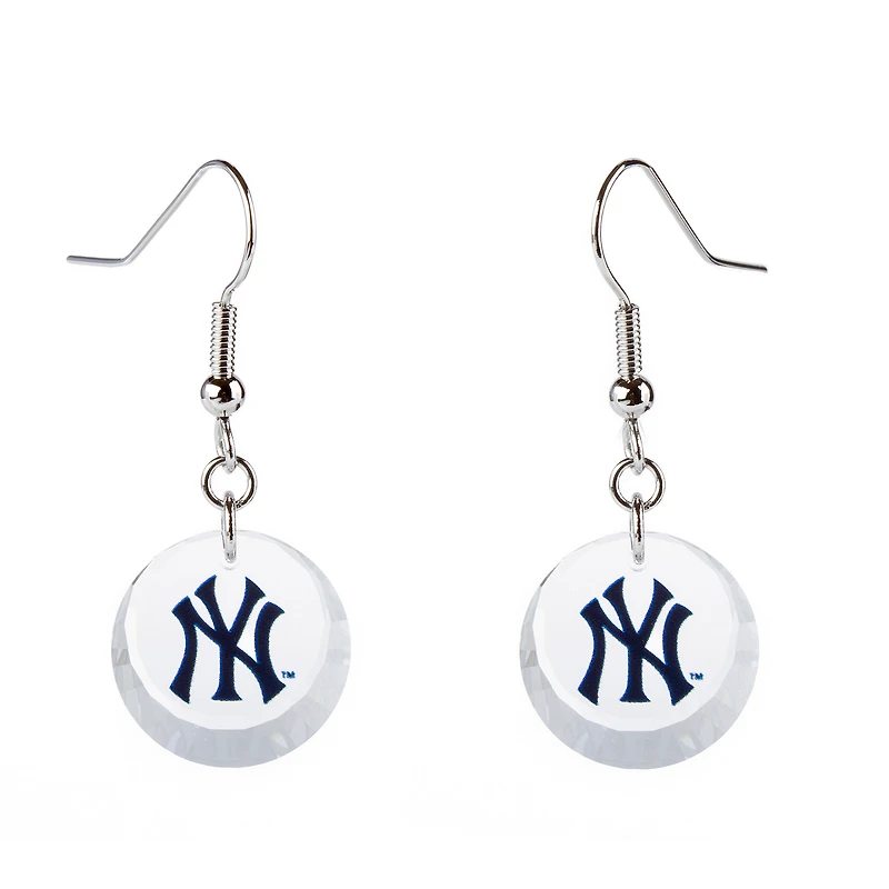 New York Yankees Swarovski Pick Off Earrings