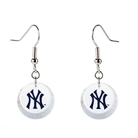 New York Yankees Swarovski Pick Off Earrings
