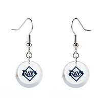Tampa Bay Rays Swarovski Pick Off Earrings
