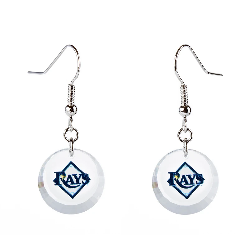 Tampa Bay Rays Swarovski Pick Off Earrings