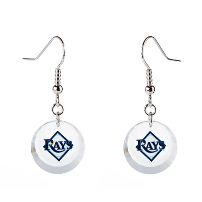 Tampa Bay Rays Swarovski Pick Off Earrings