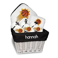 Newborn & Infant White Phoenix Suns Personalized Medium Gift Basket