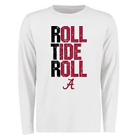 Men's White Alabama Crimson Tide RTR Long Sleeve T-Shirt
