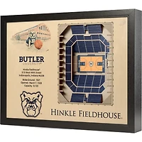 Butler Bulldogs 25.5" x 19.5" Hinkle Fieldhouse Stadium Views Wall Art