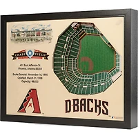 Arizona Diamondbacks 25.5" x 19.5" Chase Field Stadium Views Wall Art
