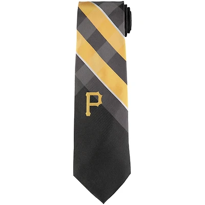 Men's Pittsburgh Pirates Woven Poly Grid Tie