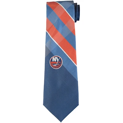 Men's New York Islanders Woven Poly Grid Tie