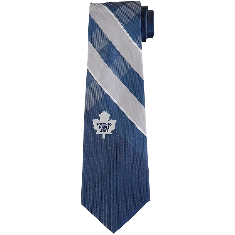 Men's Toronto Maple Leafs Woven Poly Grid Tie