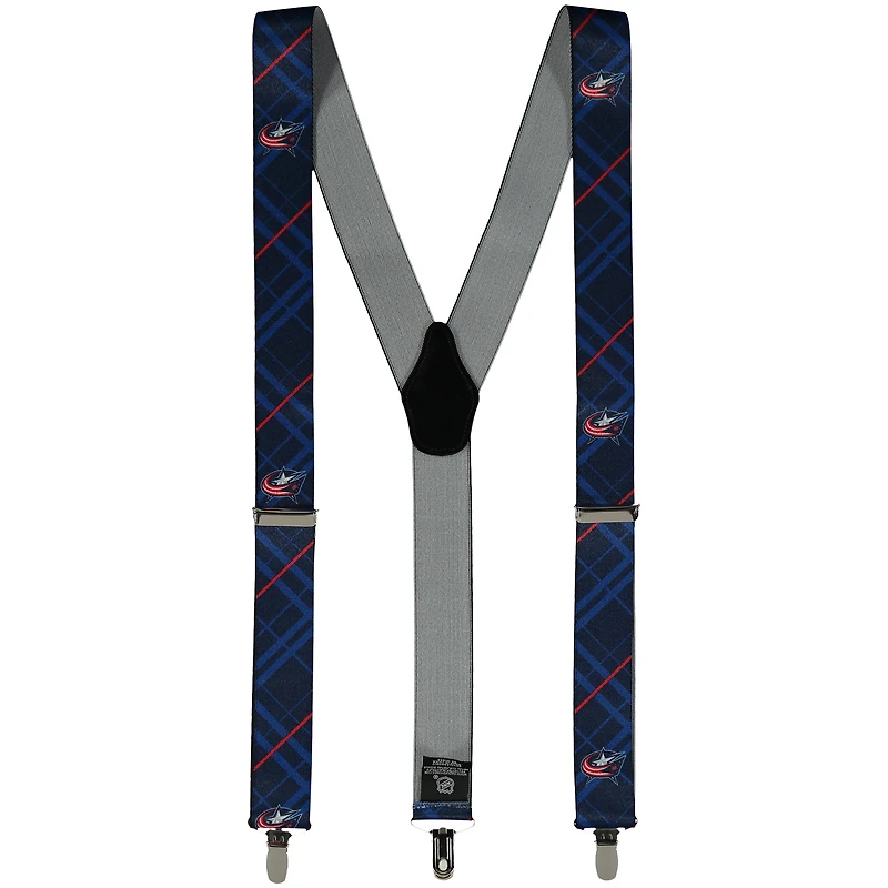 Men's Blue Columbus Blue Jackets Suspenders