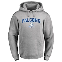 Men's Ash Air Force Falcons Proud Mascot Pullover Hoodie