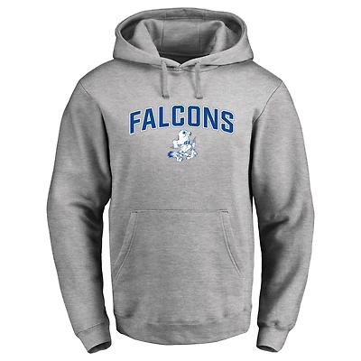 Men's Ash Air Force Falcons Proud Mascot Pullover Hoodie