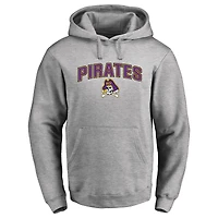 Men's Ash East Carolina Pirates Proud Mascot Pullover Hoodie