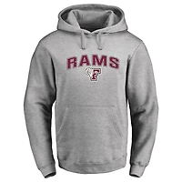 Men's Ash Fordham Rams Proud Mascot Pullover Hoodie