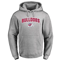 Men's Ash Fresno State Bulldogs Proud Mascot Pullover Hoodie