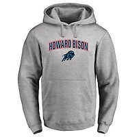 Men's Ash Howard Bison Proud Mascot Pullover Hoodie