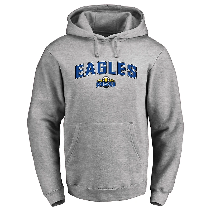 Men's Ash Morehead State Eagles Proud Mascot Pullover Hoodie