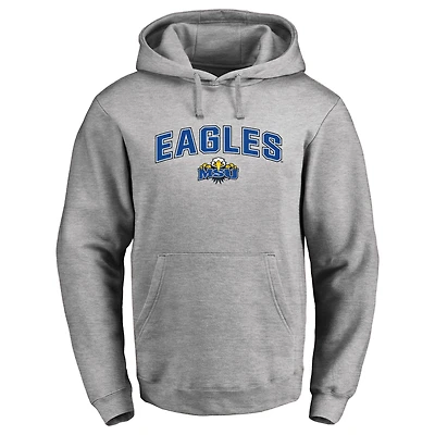 Men's Ash Morehead State Eagles Proud Mascot Pullover Hoodie