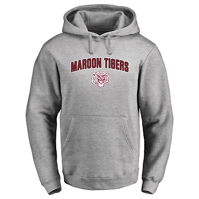 Men's Ash Morehouse Maroon Tigers Proud Mascot Pullover Hoodie