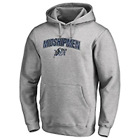 Men's Ash Navy Midshipmen Proud Mascot Pullover Hoodie