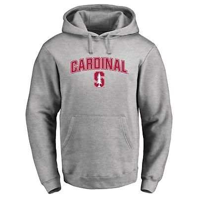 Men's Ash Stanford Cardinal Proud Mascot Pullover Hoodie