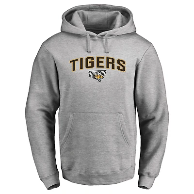 Men's Ash Towson Tigers Proud Mascot Pullover Hoodie