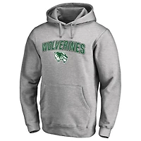 Men's Ash Utah Valley Wolverines Proud Mascot Pullover Hoodie