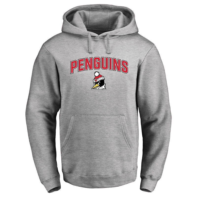 Men's Ash Youngstown State Penguins Proud Mascot Pullover Hoodie