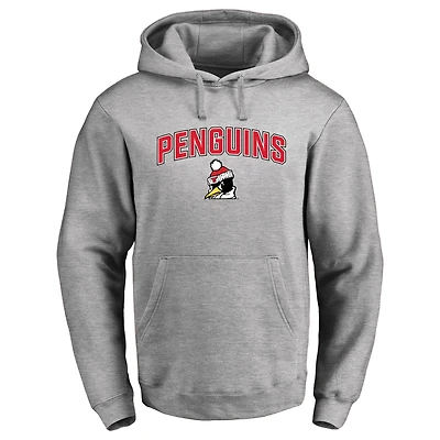 Men's Ash Youngstown State Penguins Proud Mascot Pullover Hoodie
