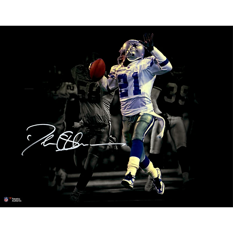 Deion Sanders Dallas Cowboys Autographed 11" x 14" Return Spotlight Photograph