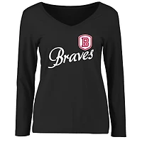 Women's Black Bradley Braves Dora Long Sleeve T-Shirt