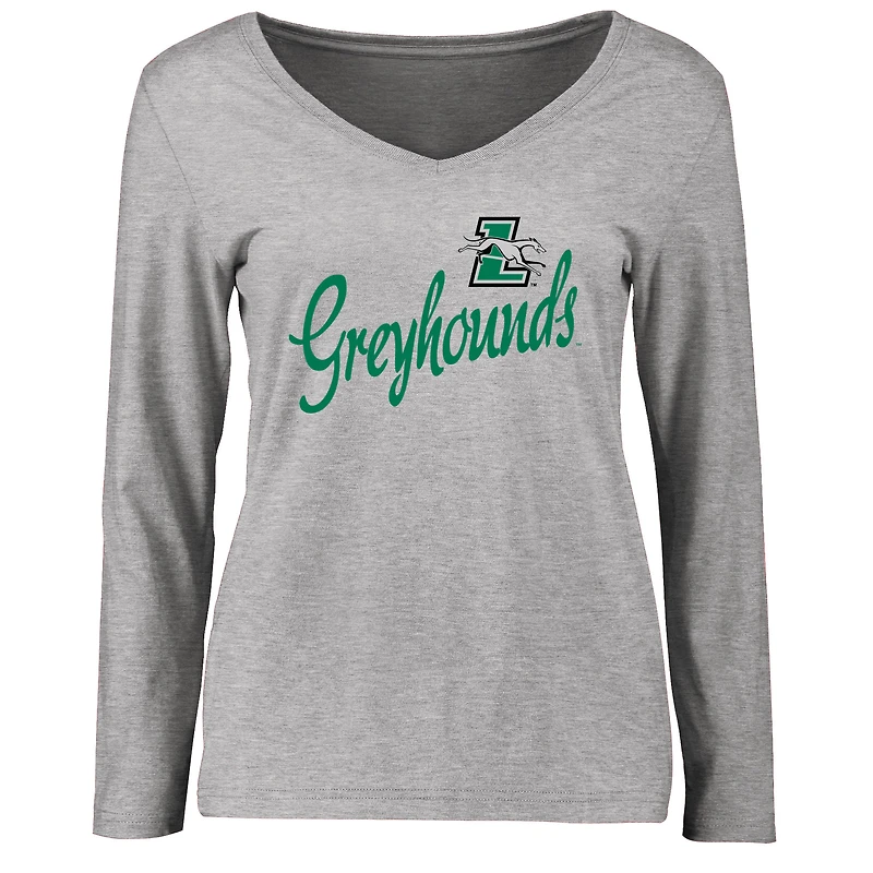 Women's Ash Loyola Greyhounds Dora Long Sleeve T-Shirt