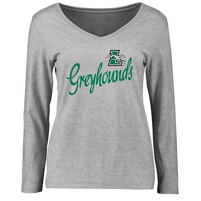Women's Ash Loyola Greyhounds Dora Long Sleeve T-Shirt