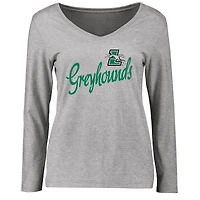 Women's Ash Loyola Greyhounds Dora Long Sleeve T-Shirt