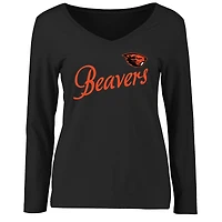 Women's Black Oregon State Beavers Dora Long Sleeve T-Shirt