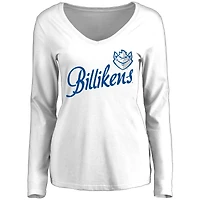 Women's White Saint Louis Billikens Dora Long Sleeve T-Shirt