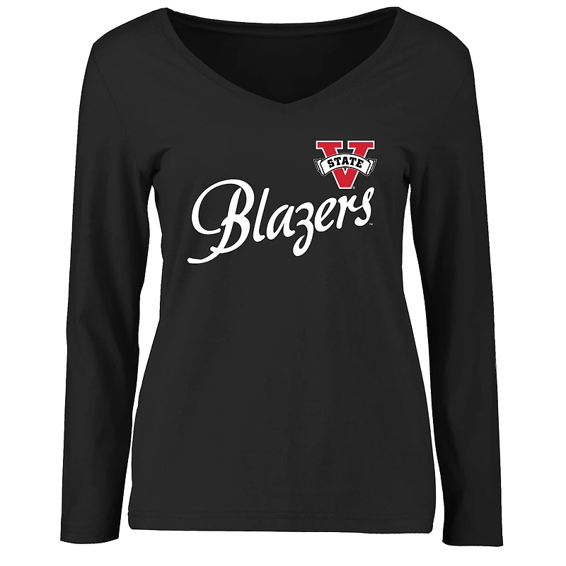 Women's Black Valdosta State Blazers Dora Long Sleeve T-Shirt