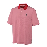 Men's Cutter & Buck Red/White Boston Red Sox Trevor DryTec Polo