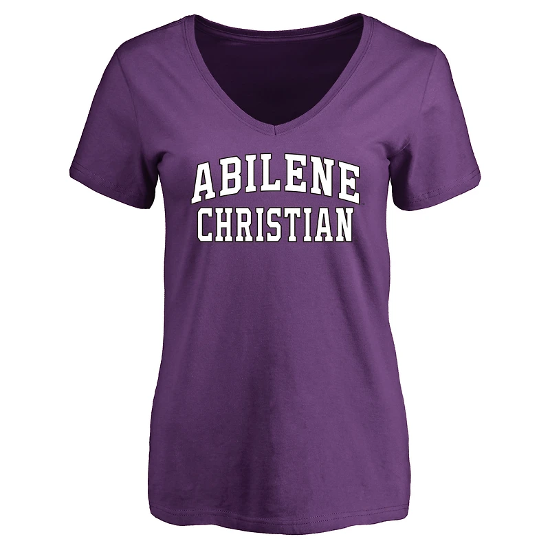 Women's Purple Abilene Christian University Wildcats Everyday T-Shirt