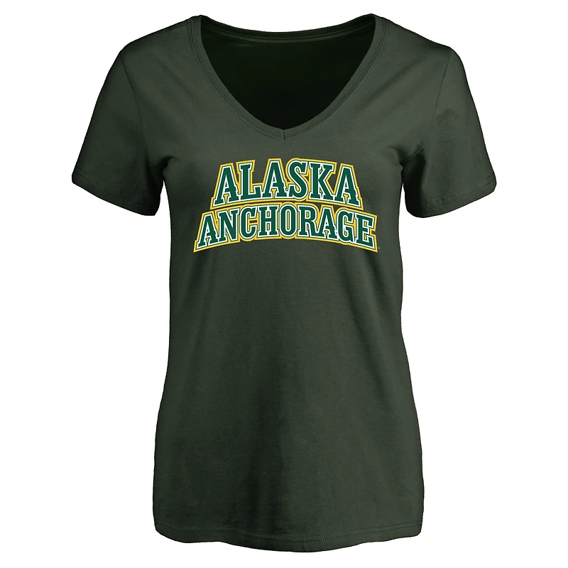 Women's Green Alaska Anchorage Seawolves Everyday T-Shirt