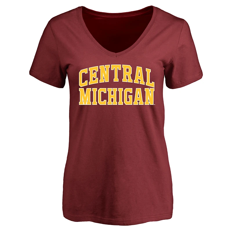 Women's Maroon Cent. Michigan Chippewas Everyday T-Shirt